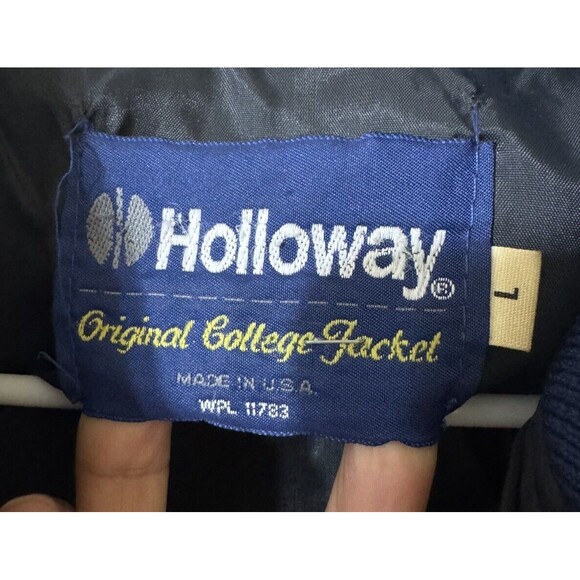 VTG 80s RARE LA Coach Original College Jacket L Made In USA Wool  & Leather - Picture 4 of 6